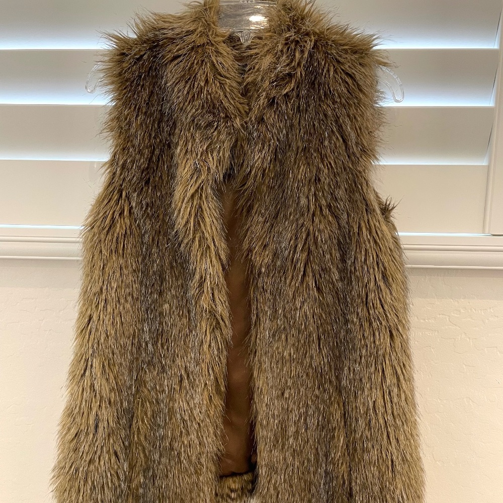 Rachel Zoe Faux fur vest